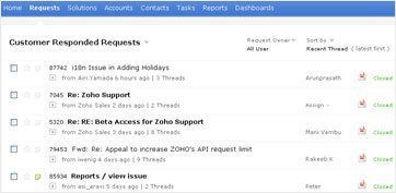 Support chat customer zoho Zoho CRM